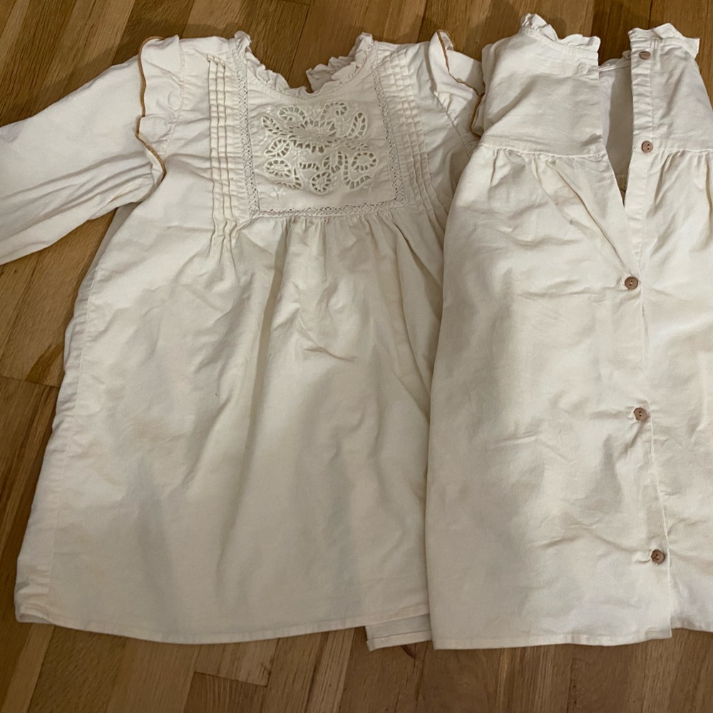 ZARA twin girls dresses